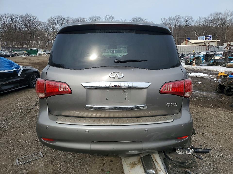 2014 Infiniti Qx80 VIN JN8AZ2NE2E9066549 COPART salvage auction — FRONT END, Md - Cert Of Salvage > 75% Damage, sold $400 on 2026-07-21 (photo 6)