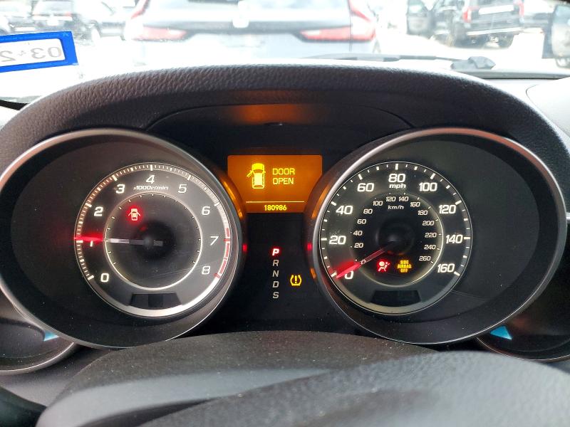 2011 Acura Mdx VIN 2HNYD2H45BH504675 COPART salvage auction — FRONT END, TX - SALVAGE VEHICLE TITLE (P), sold $725 on 2026-07-17 (photo 9)