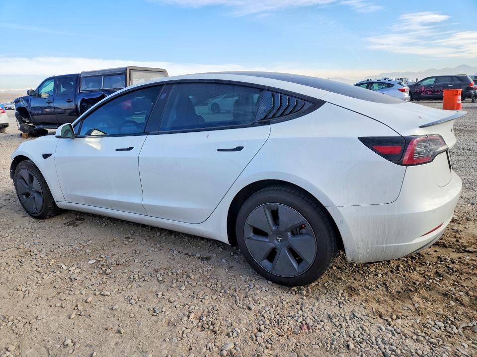 2021 Tesla Model 3 VIN 5YJ3E1EB5MF079803 COPART salvage auction — FRONT END, Ut - Salvage Certificate, sold $8,200 on 2026-07-31 (photo 2)