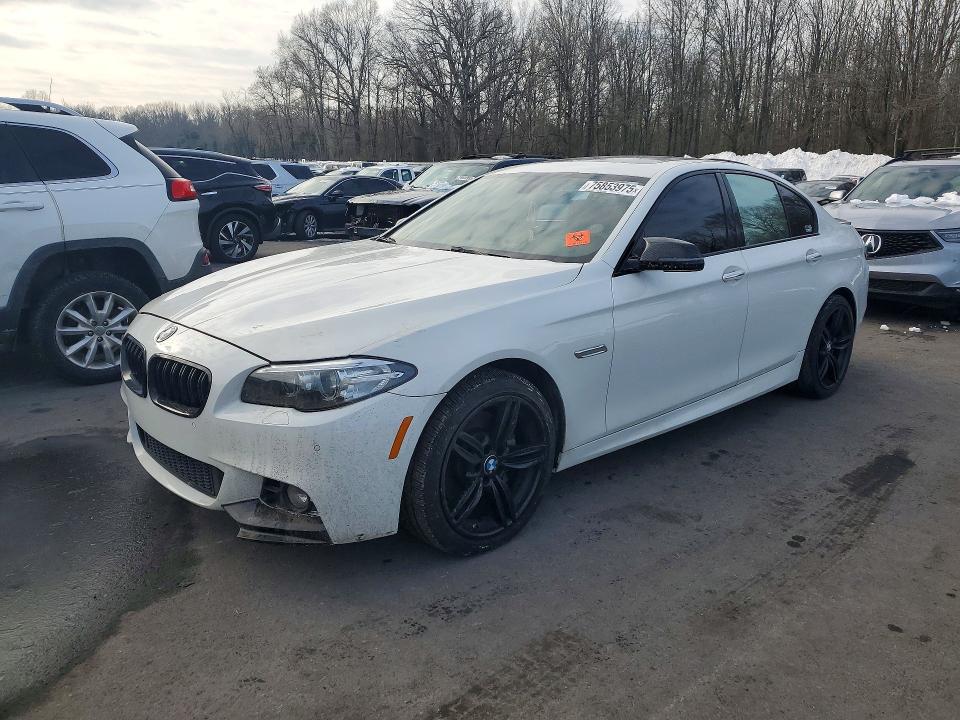 2015 BMW 5 series VIN WBA5B3C5XFD541239 COPART salvage auction — REAR END, Nj - Cert Of Title-Salvage, sold $1,150 on 2026-08-04 (photo 1)