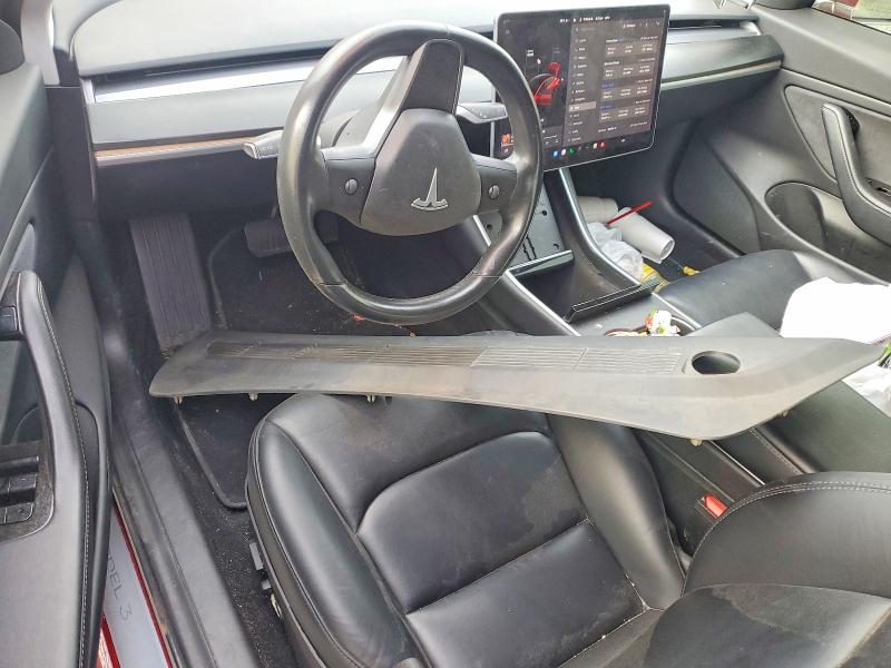 2018 Tesla Model 3 VIN 5YJ3E1EA3JF058533 COPART salvage auction — REAR END, Nc - Salvage Certificate Of Title, sold $4,050 on 2026-07-02 (photo 8)