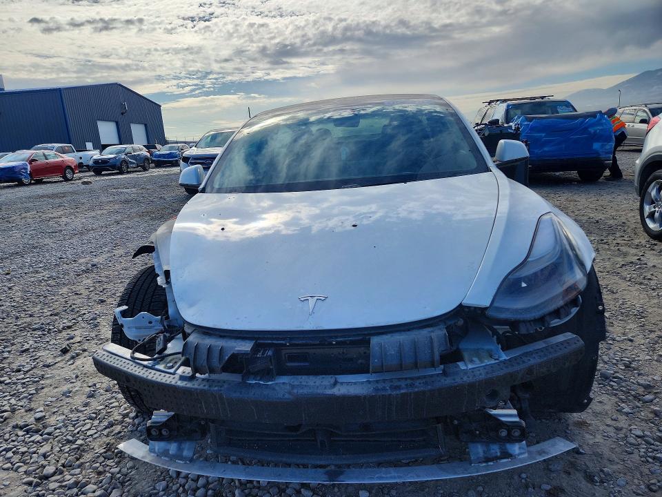 2021 Tesla Model 3 VIN 5YJ3E1EB5MF079803 COPART salvage auction — FRONT END, Ut - Salvage Certificate, sold $8,200 on 2026-07-31 (photo 5)