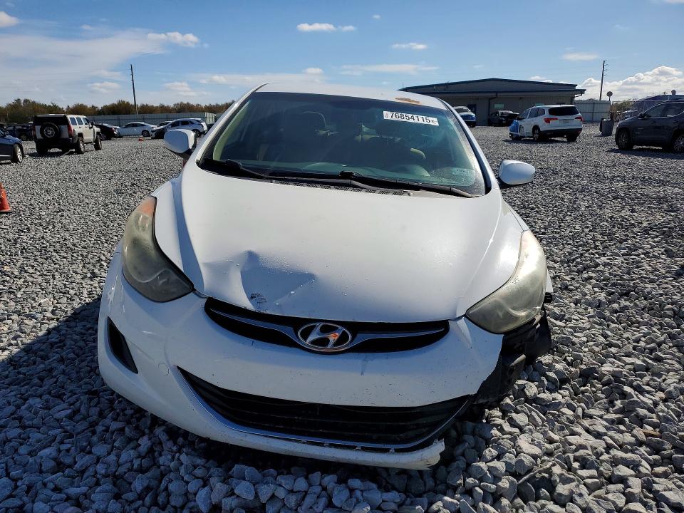 2013 Hyundai Elantra VIN 5NPDH4AE6DH240481 COPART salvage auction — FRONT END, Fl - Cert Of Title Slvg Rebuildable, sold $625 on 2026-07-28 (photo 5)