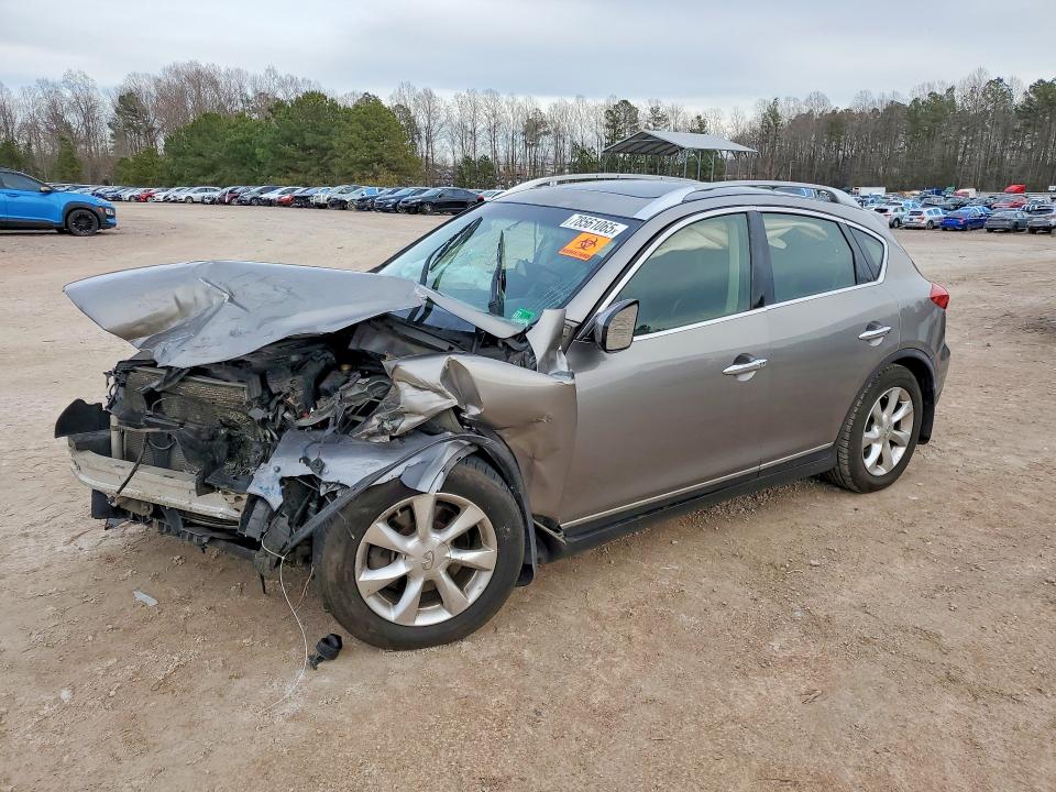 2010 Infiniti Ex VIN JN1AJ0HR5AM754917 COPART salvage auction — FRONT END, Va - Cert Of Title - Salvage, sold $325 on 2026-07-20 (photo 1)