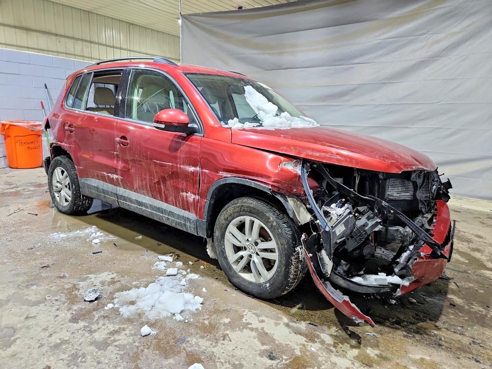 2016 Volkswagen Tiguan VIN WVGBV7AX3GW045712 COPART salvage auction — FRONT END, Nh - Cert Of Title-Salvage, sold $90 on 2026-07-28 (photo 4)