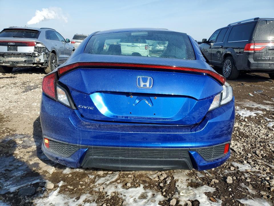 2017 Honda Civic VIN 2HGFC4B06HH311592 COPART salvage auction — SIDE, Il - Salvage Certificate, sold $575 on 2026-07-09 (photo 6)