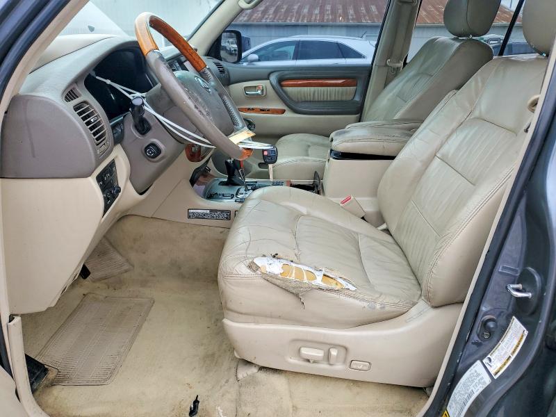 2004 Lexus Lx 470 VIN JTJHT00W543537835 COPART salvage auction — FRONT END, Mt - Certificate Of Title, sold $2,000 on 2026-07-07 (photo 7)