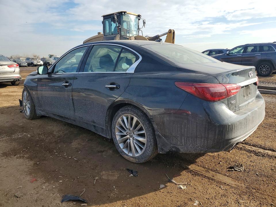 2020 Infiniti Q50 VIN JN1EV7AR1LM250831 COPART salvage auction — FRONT END, Il - Salvage Certificate, sold $4,500 on 2026-07-30 (photo 2)