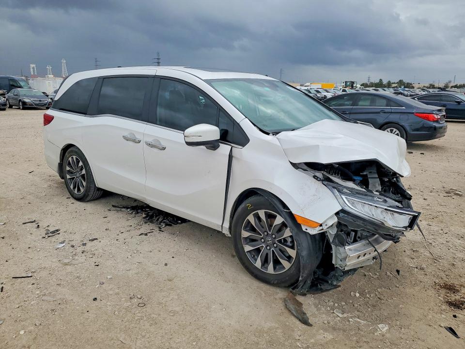 2024 Honda Odyssey VIN 5FNRL6H60RB069540 COPART salvage auction — Front End, TX - CERTIFICATE OF TITLE, sold $4,550 on 2026-06-26 (photo 4)