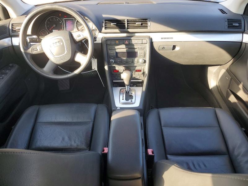 2007 Audi A4 VIN WAUDF78E27A032295 COPART salvage auction — MECHANICAL, Wa - Dis/Dlr/Exp Only Clean Title (P), sold $350 on 2026-07-07 (photo 8)