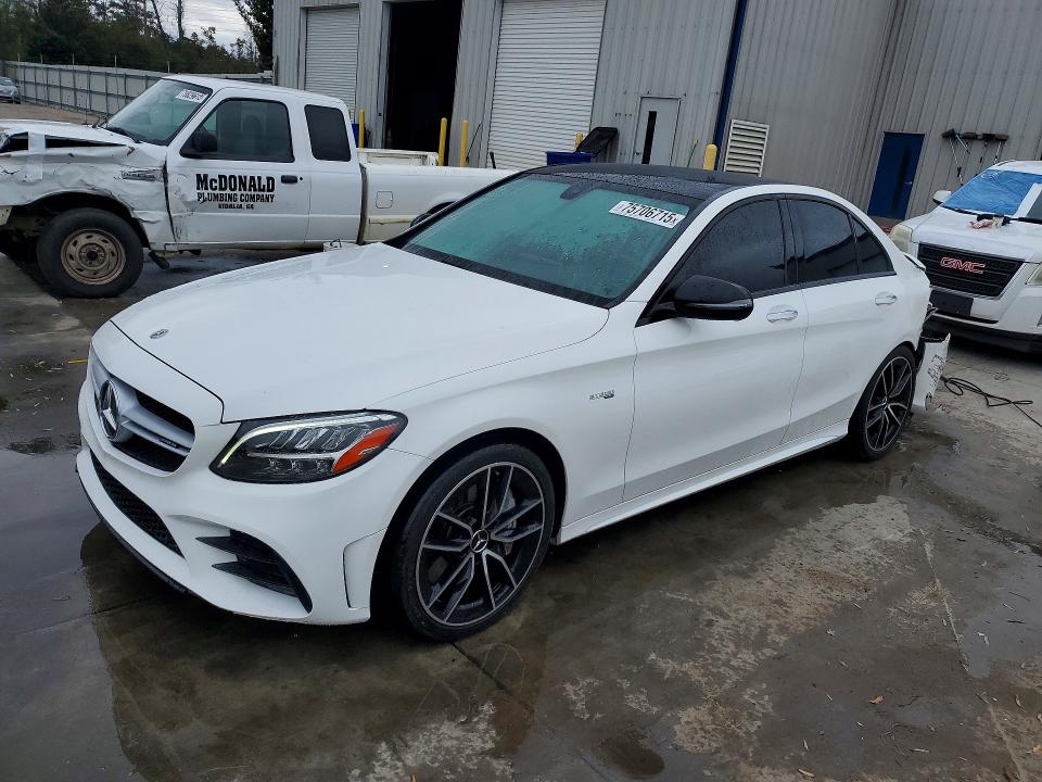 2019 Mercedes-benz C class VIN 55SWF6EB3KU300799 COPART salvage auction — REAR END, Ga - Cert Of Title-Salvage, sold $14,900 on 2026-07-20 (photo 1)
