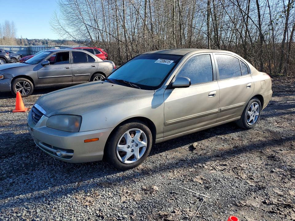 2006 Hyundai Elantra VIN KMHDN46D76U264799 COPART salvage auction — SIDE, WA - VEHICLE CERT OF OWNERSHIP-TITL, sold $250 on 2026-07-27 (photo 1)