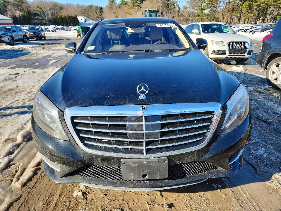 2017 Mercedes-benz S-klasse VIN WDDUG8FB7HA332002 COPART salvage auction — REAR END, Ma - Cert Of Title-Salvage, sold $10,500 on 2026-07-02 (photo 5)