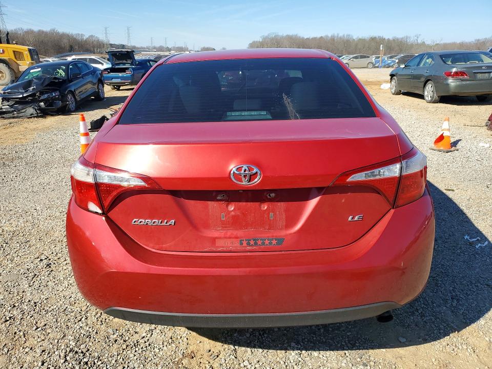 2015 Toyota Corolla VIN 5YFBURHE6FP291913 COPART salvage auction — FRONT END, Tn - Certificate Of Title, sold $1,600 on 2026-07-07 (photo 6)