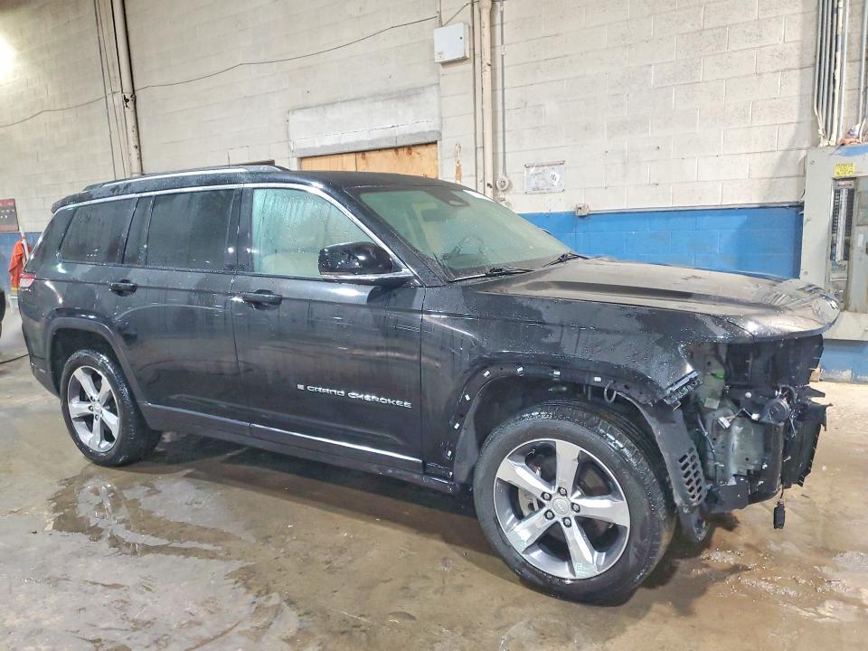 2021 Jeep Grand cherokee VIN 1C4RJKBG8M8108495 COPART salvage auction — FRONT END, Mi - Cert Of Title-Salvage Vehicle, sold $9,200 on 2026-07-07 (photo 4)