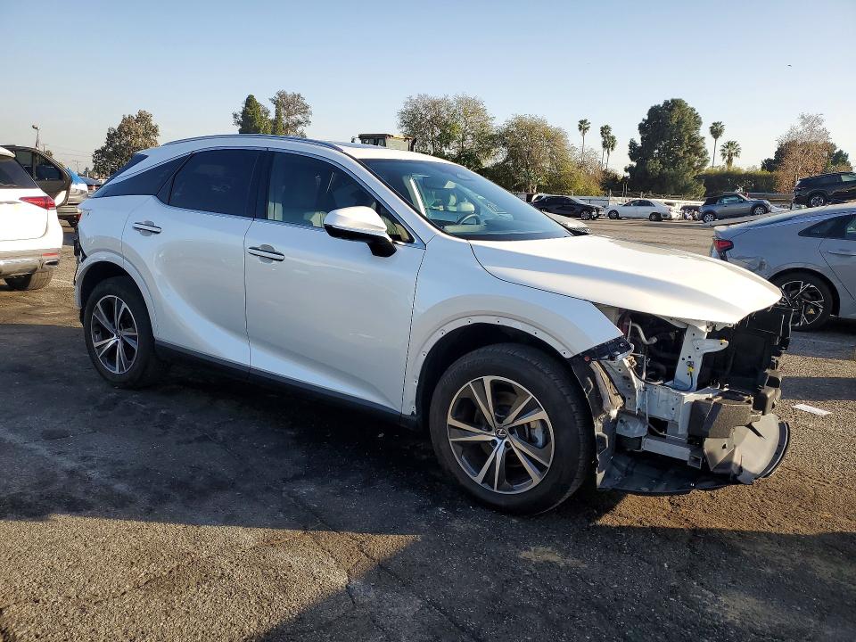 2024 Lexus RX 350 VIN JTJCHMAA4R2013305 COPART salvage auction — Front End, CA - DIS/DLR/EXP ONLY CLEAN TITLE (P), sold $34,250 on 2026-02-27 (photo 4)