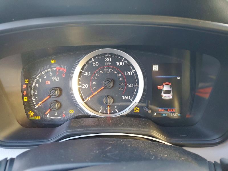 2022 Toyota Corolla VIN JTDS4MCE2NJ083587 COPART salvage auction — FRONT END, Il - Salvage Certificate, sold $3,400 on 2026-07-30 (photo 9)