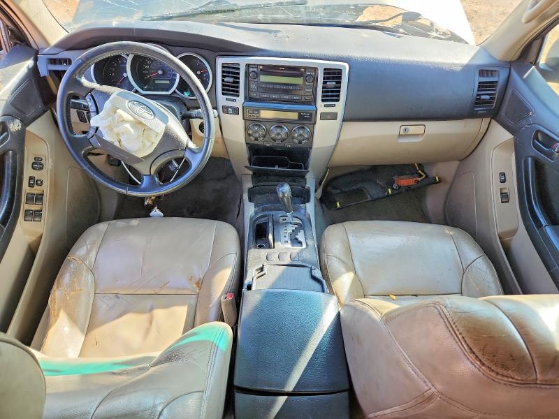 2007 Toyota 4runner VIN JTEZU14R378074059 COPART salvage auction — FRONT END, Al - Cert Of Title-Salvage Title, sold $1,150 on 2026-07-22 (photo 8)