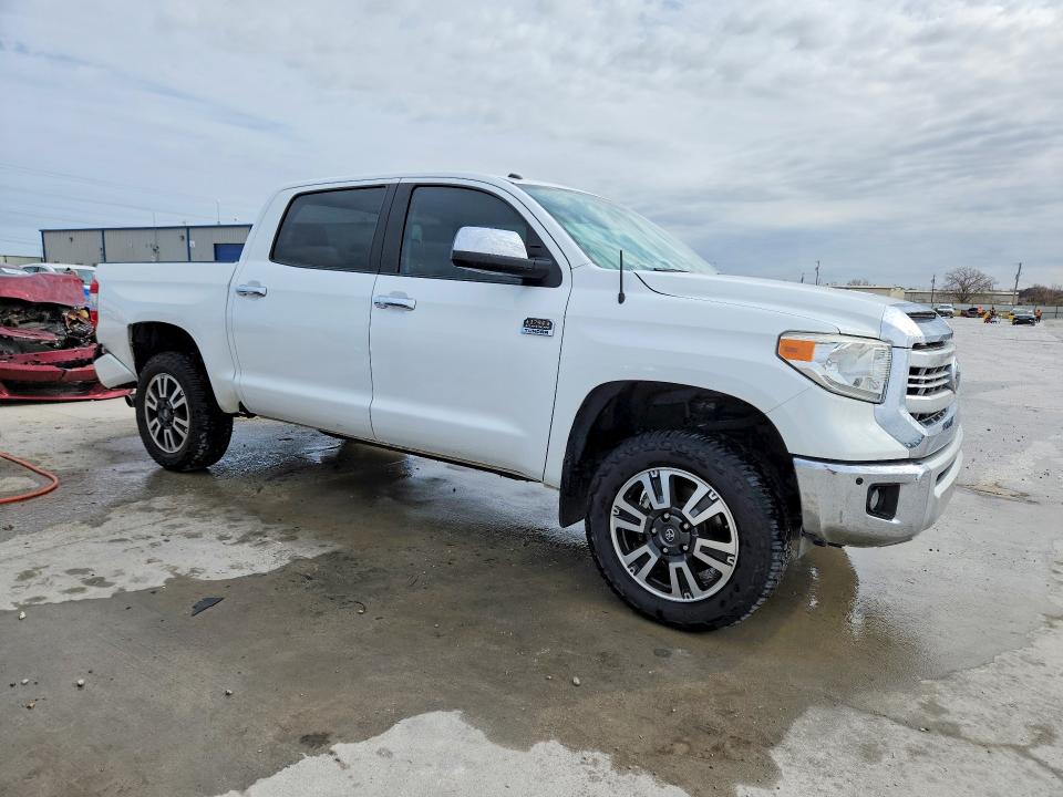 2014 Toyota Tundra VIN 5TFAW5F11EX367083 COPART salvage auction — REAR END, Tx - Certificate Of Title, sold $450 on 2026-07-31 (photo 4)
