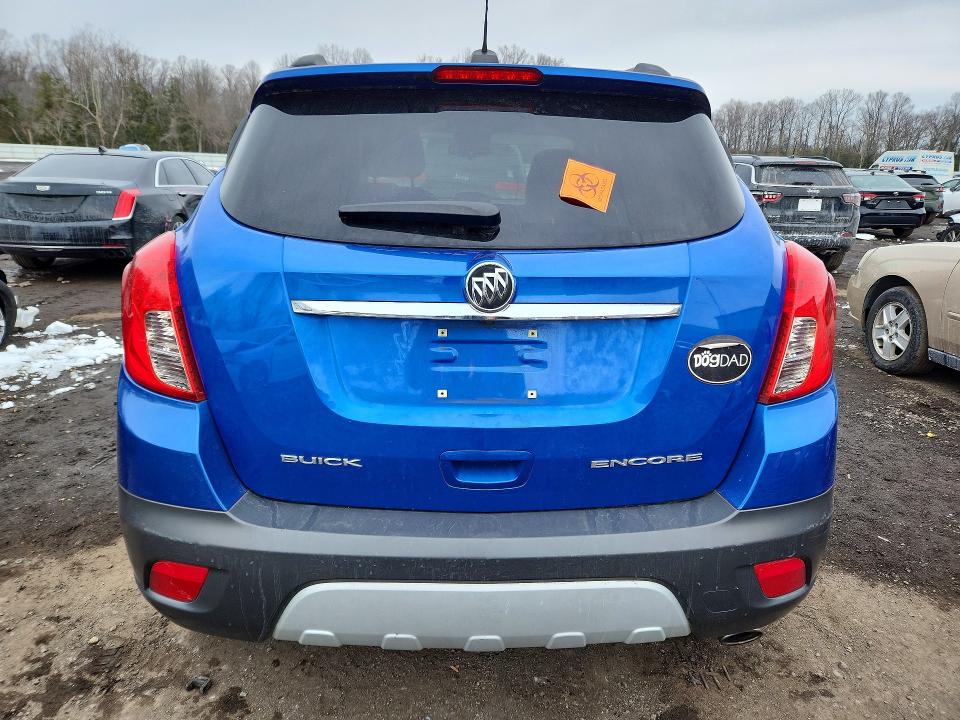 2016 Buick Encore VIN KL4CJASB3GB744862 COPART salvage auction — MINOR DENT/SCRATCHES, Md - Certificate Of Title, sold $625 on 2026-07-31 (photo 6)