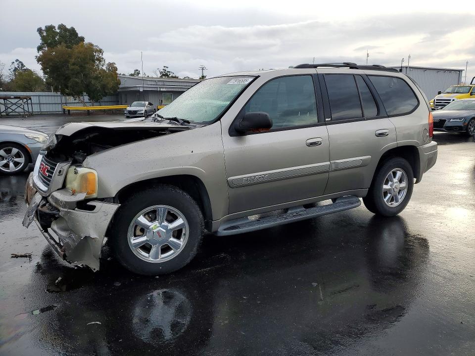 2003 Gmc Envoy VIN 1GKDS13S432271381 COPART salvage auction — FRONT END, Ca - Salvage Certificate, sold $200 on 2026-07-08 (photo 1)