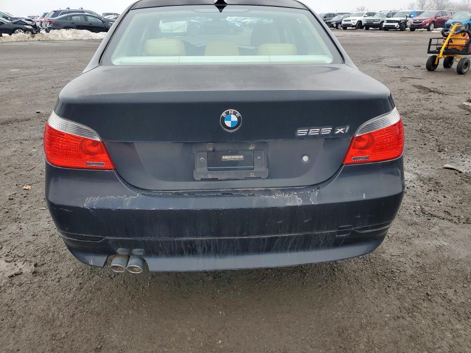 2006 BMW 5er VIN WBANF33586CS36736 COPART salvage auction — FRONT END, Pa - Certificate Of Salvage, sold $400 on 2026-07-17 (photo 6)