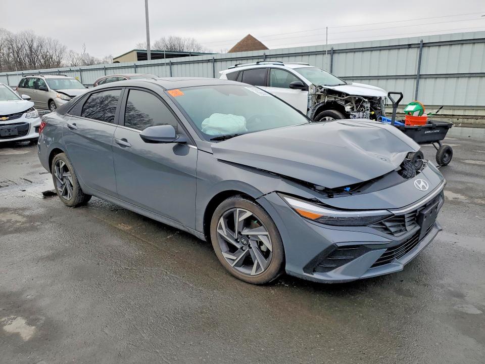 2024 Hyundai Elantra VIN KMHLS4DG1RU695080 COPART salvage auction — FRONT END, Nj - Cert Of Title-Salvage, sold $2,600 on 2026-07-30 (photo 4)