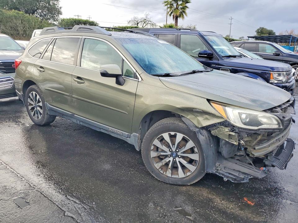 2015 Subaru Outback VIN 4S4BSALC7F3202139 COPART salvage auction — FRONT END, Ca - Salvage Certificate, sold $60 on 2026-07-21 (photo 4)
