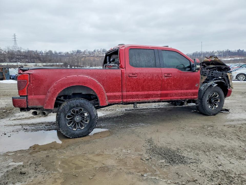 2021 Ford F250 VIN 1FT8W2BT1MED25219 COPART salvage auction — Rollover, PA - CERTIFICATE OF SALVAGE, sold $17,000 on 2026-03-11 (photo 3)