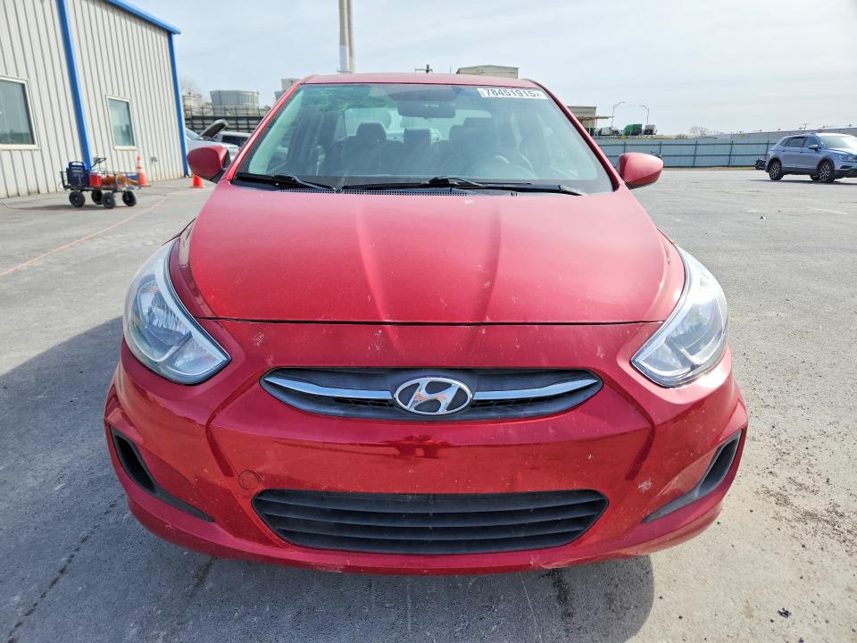 2017 Hyundai Accent VIN KMHCT4AE0HU251610 COPART salvage auction — SIDE, Ok - Cert Of Title-Salvage, sold $1,850 on 2026-07-31 (photo 5)