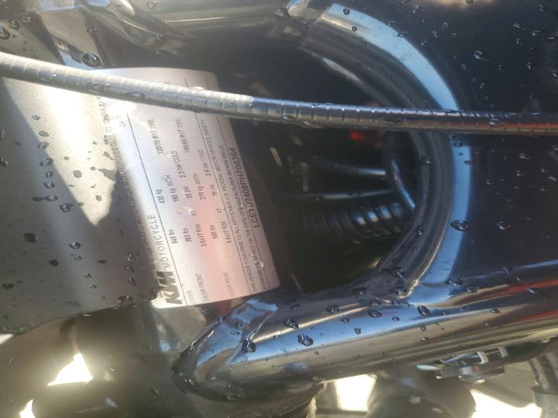 2023 Ktm 790 adventure VIN LCETU7408PH700364 COPART salvage auction — SIDE, Sc - Cert Of Title-Salvage, sold $2,200 on 2026-07-08 (photo 9)