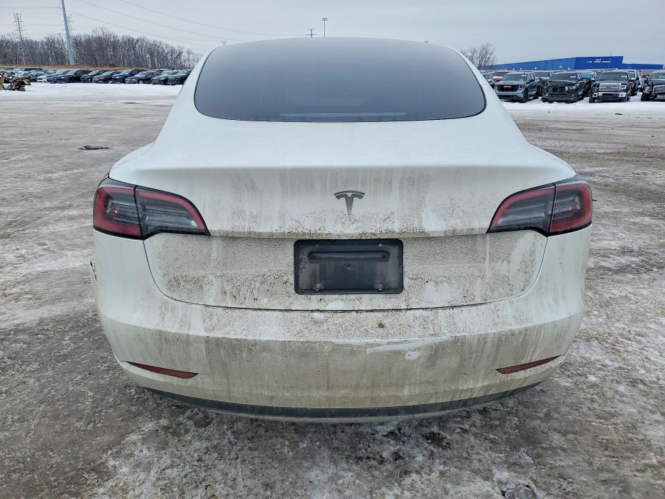 2023 Tesla Model 3 VIN 5YJ3E1EA0PF586071 COPART salvage auction — REAR END, Mi - Certificate Of Title, sold $13,600 on 2026-07-31 (photo 6)