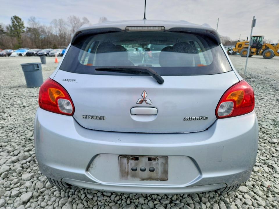 2015 Mitsubishi Mirage VIN ML32A3HJ0FH014241 COPART salvage auction — MINOR DENT/SCRATCHES, Nc - Dealer Only Clean Title, sold $500 on 2026-07-29 (photo 6)