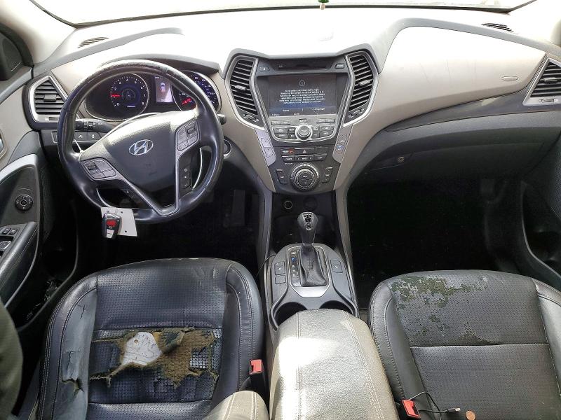 2013 Hyundai Santa fe VIN 5XYZU3LB0DG030657 COPART salvage auction — FRONT END, Al - Cert Of Title-Salvage Title, sold $450 on 2026-07-21 (photo 8)