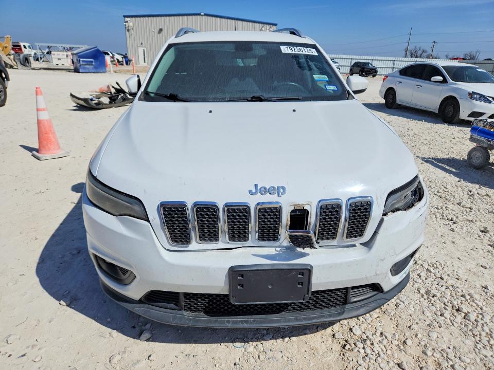 2019 Jeep Cherokee VIN 1C4PJLLB1KD265712 COPART salvage auction — Front End, TX - CERTIFICATE OF TITLE, sold $3,200 on 2026-07-09 (photo 5)