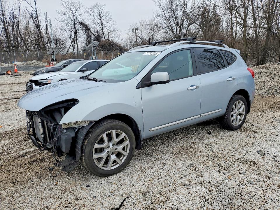 2013 Nissan Rogue sport VIN JN8AS5MV7DW116076 COPART salvage auction — FRONT END, Id - Salvage Certificate Of Title, sold $425 on 2026-07-07 (photo 1)
