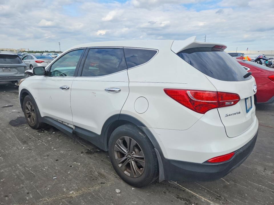 2014 Hyundai Santa fe VIN 5XYZT3LBXEG184961 COPART salvage auction — FRONT END, Salvage Title, sold $500 on 2026-07-20 (photo 2)