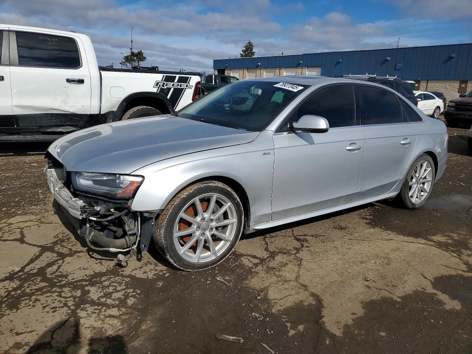 2014 Audi A4 VIN WAUFFBFL3EN004301 COPART salvage auction — FRONT END, MI - CERTIFICATE OF TITLE, sold $450 on 2026-07-02 (photo 1)