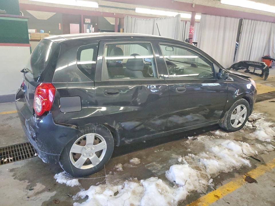 2009 Chevrolet Aveo VIN KL1TD66E39B304567 COPART salvage auction — REAR END, In - Bill Of Sale - Parts Only, sold $300 on 2026-07-06 (photo 3)