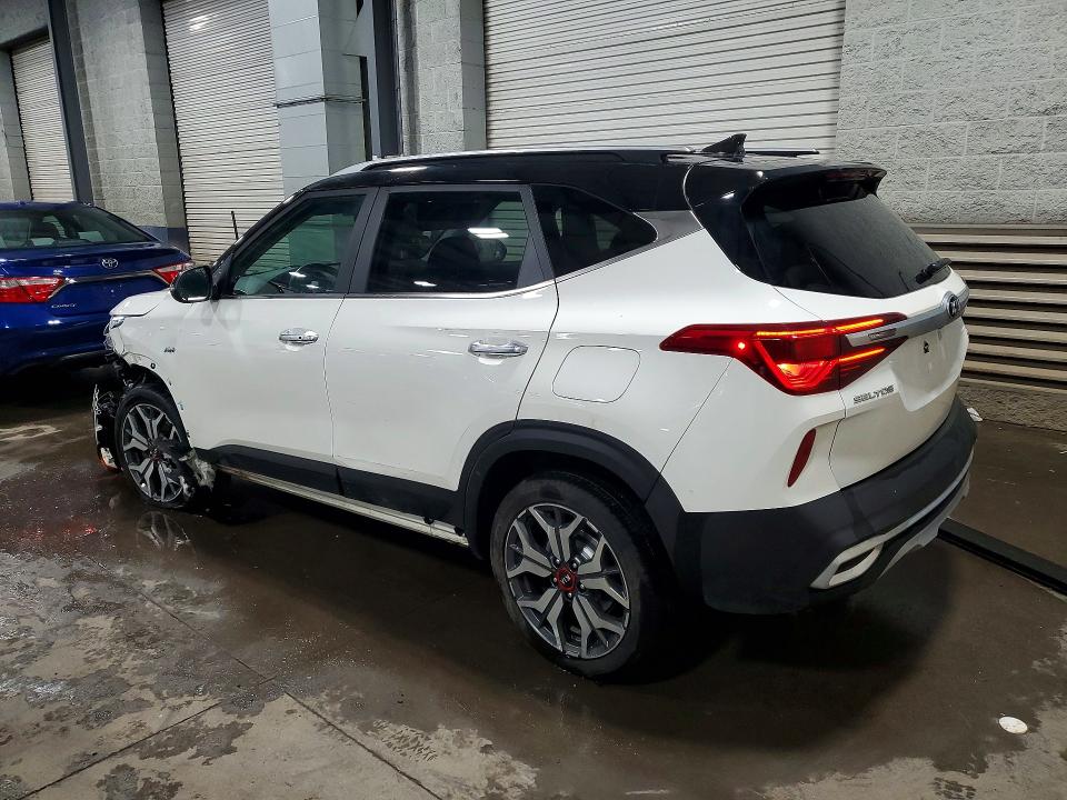 2021 Kia Seltos VIN KNDETCA22M7205508 COPART salvage auction — FRONT END, Mn - Cert Of Title-Salvage, sold $5,300 on 2026-07-02 (photo 2)
