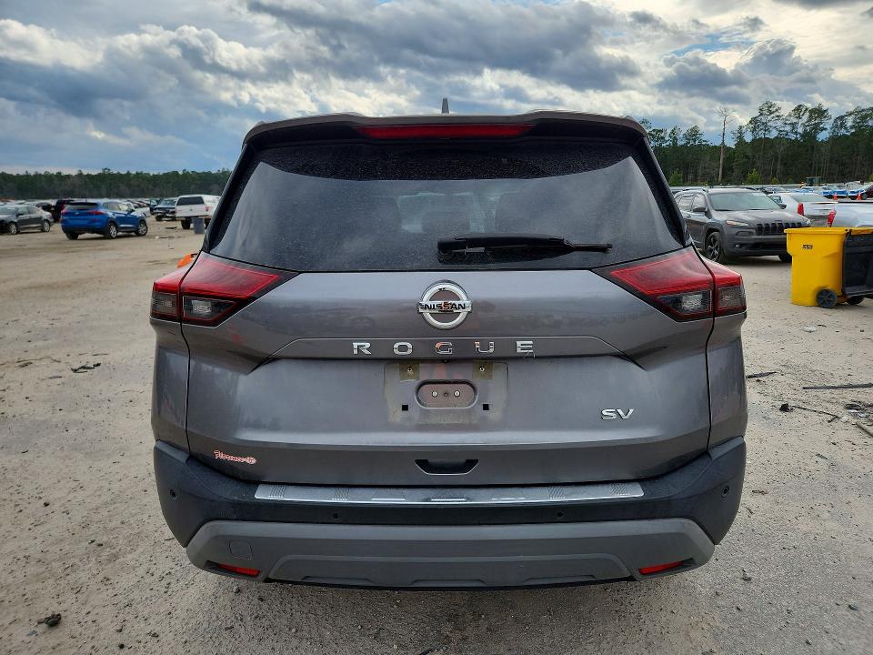 2021 Nissan Rogue VIN JN8AT3BA6MW006573 COPART salvage auction — FRONT END, Sc - Cert Of Title-Salvage, sold $5,900 on 2026-07-06 (photo 6)