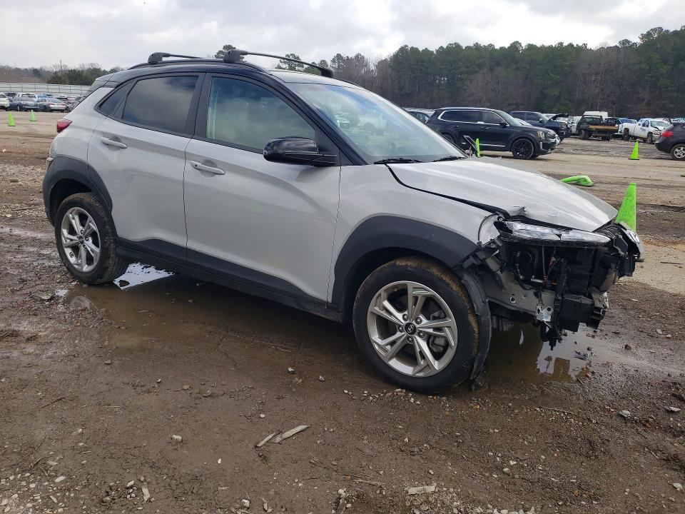 2022 Hyundai Kona VIN KM8K6CAB3NU901187 COPART salvage auction — FRONT END, Ms - Cert Of Title-Salvaged, sold $2,650 on 2026-07-10 (photo 4)