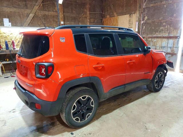 2017 Jeep Renegade VIN ZACCJBCB3HPE91186 COPART salvage auction — FRONT END, Sd - Cert Of Title-Salvage, sold $150 on 2026-08-04 (photo 3)