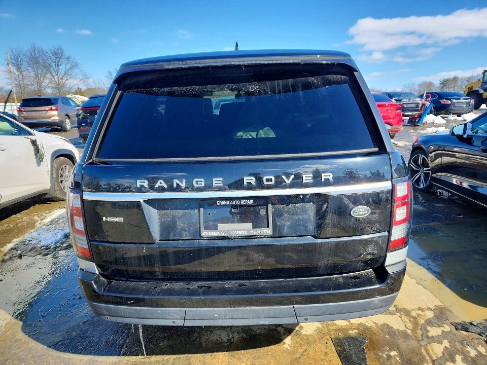 2016 Land rover RANGE ROVER VIN SALGS2PF0GA288226 COPART salvage auction — NORMAL WEAR, NY - CERTIFICATE OF TITLE, sold $7,400 on 2026-07-27 (photo 6)