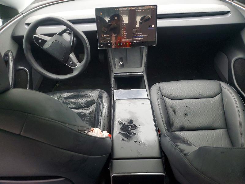 2025 Tesla Model 3 VIN 5YJ3E1EA2SF075048 COPART salvage auction — SIDE, Nj - Cert Of Title-Salvage, sold $11,900 on 2026-07-27 (photo 8)