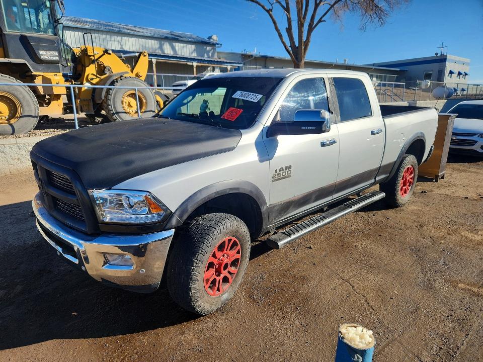 2017 Ram 2500 VIN 3C6UR5FL8HG755143 COPART salvage auction — VANDALISM, Nm - Certificate Of Title, sold $11,700 on 2026-07-30 (photo 1)