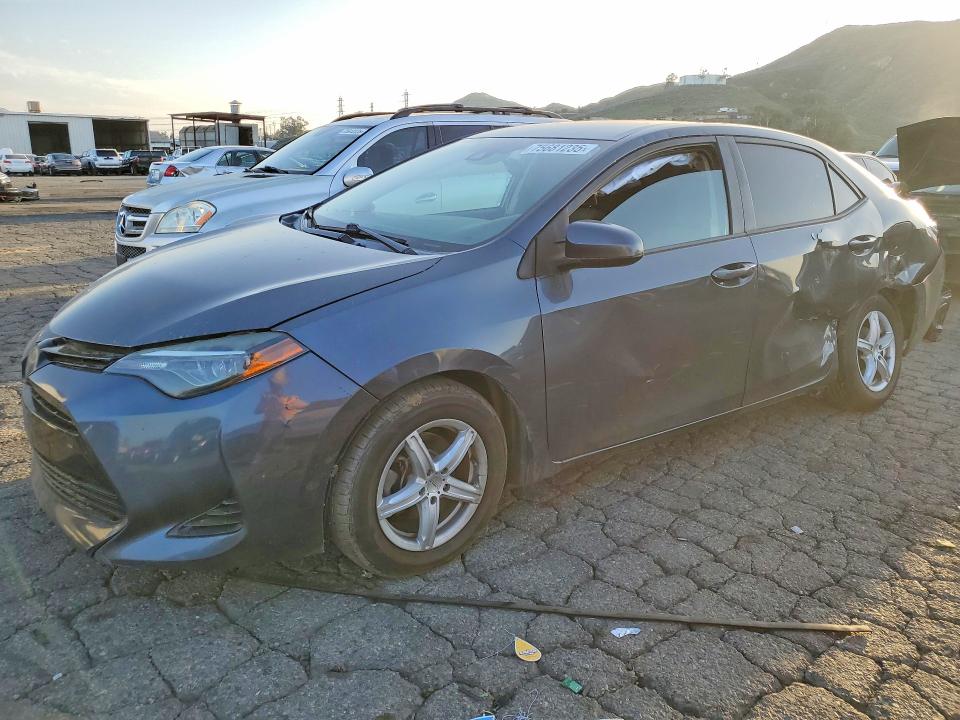 2018 Toyota Corolla VIN 5YFBURHE4JP756102 COPART salvage auction — SIDE, Ca - Salvage Certificate, sold $3,450 on 2026-07-02 (photo 1)