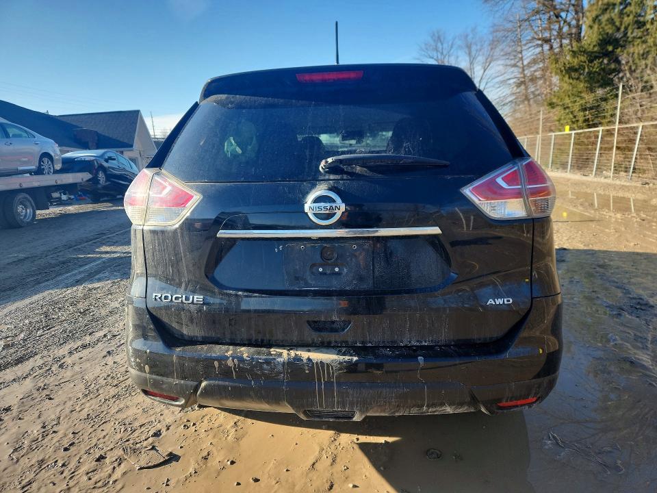 2016 Nissan Rogue VIN JN8AT2MV2GW154847 COPART salvage auction — SIDE, Salvage Title, sold $100 on 2026-07-15 (photo 6)