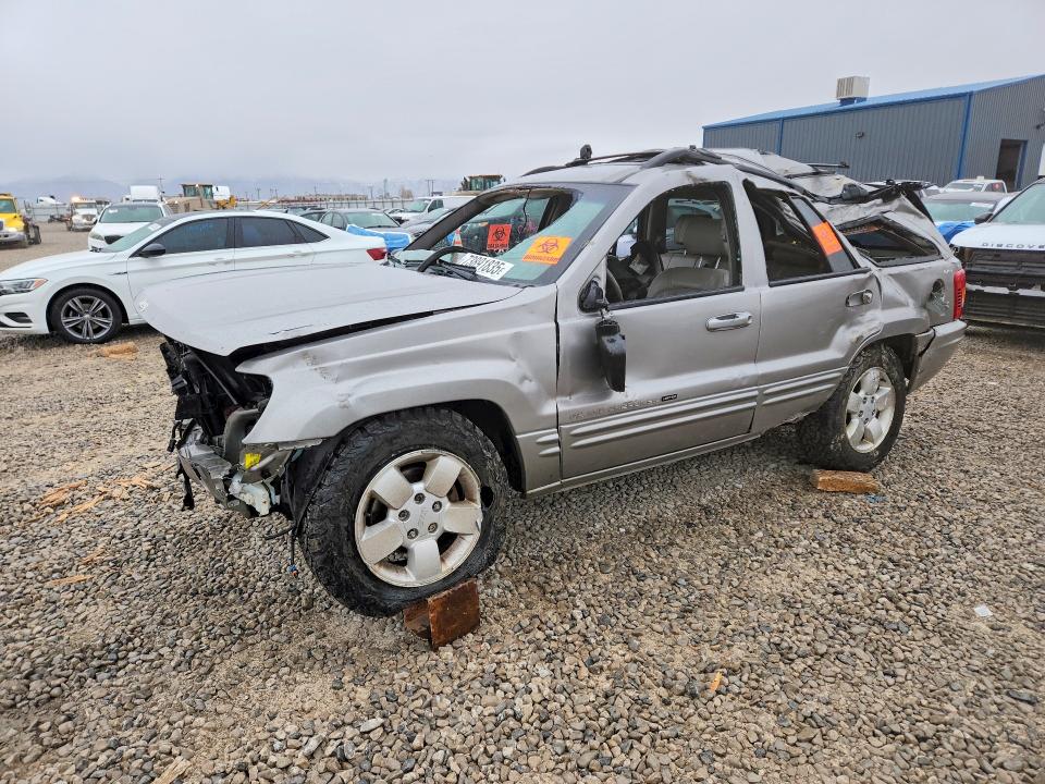2001 Jeep Grand cherokee VIN 1J4GW58N81C610278 COPART salvage auction — ROLLOVER, Ut - Non-Repairable Certificate, sold $125 on 2026-08-21 (photo 1)