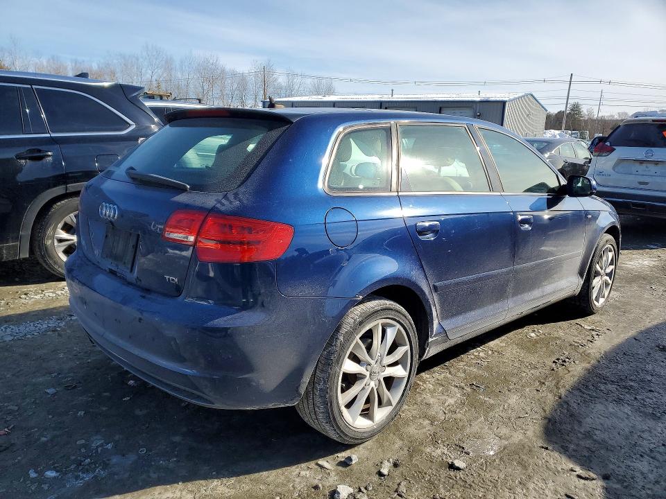 2012 Audi A3 VIN WAUBJAFM7CA056311 COPART salvage auction — FRONT END, MA - CERT OF TITLE-RECONSTRCTD COLL, sold $175 on 2026-08-28 (photo 3)